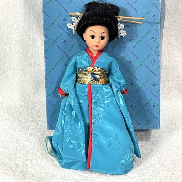 Rare Madame Alexander restrung 10" Madame Butterfly doll .